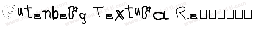 Gutenberg Textura Re字体转换